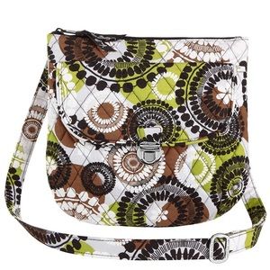 Vera Bradley Saddle Hipster in Cocoa Moss.